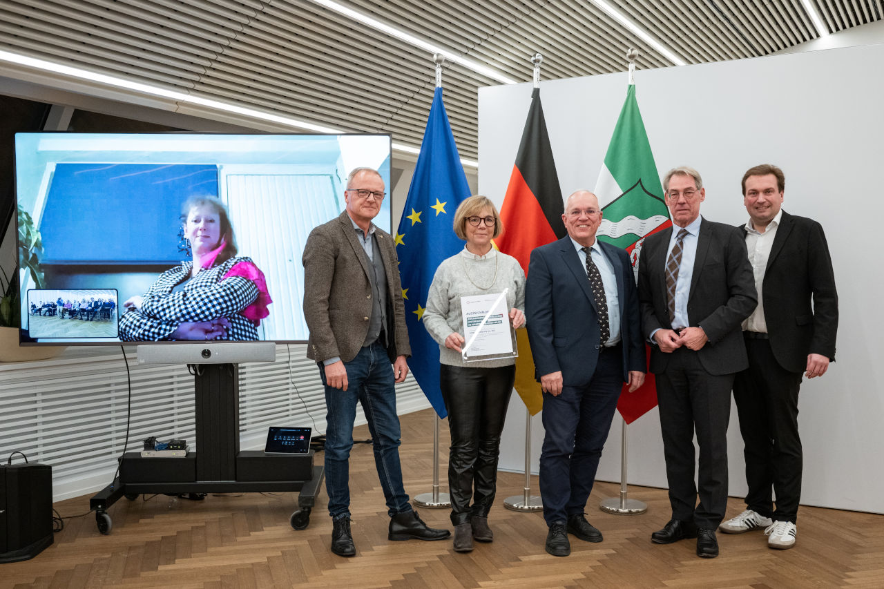 Auszeichnung als „Engagementfreundliches Unternehmen in Nordrhein-Westfalen“