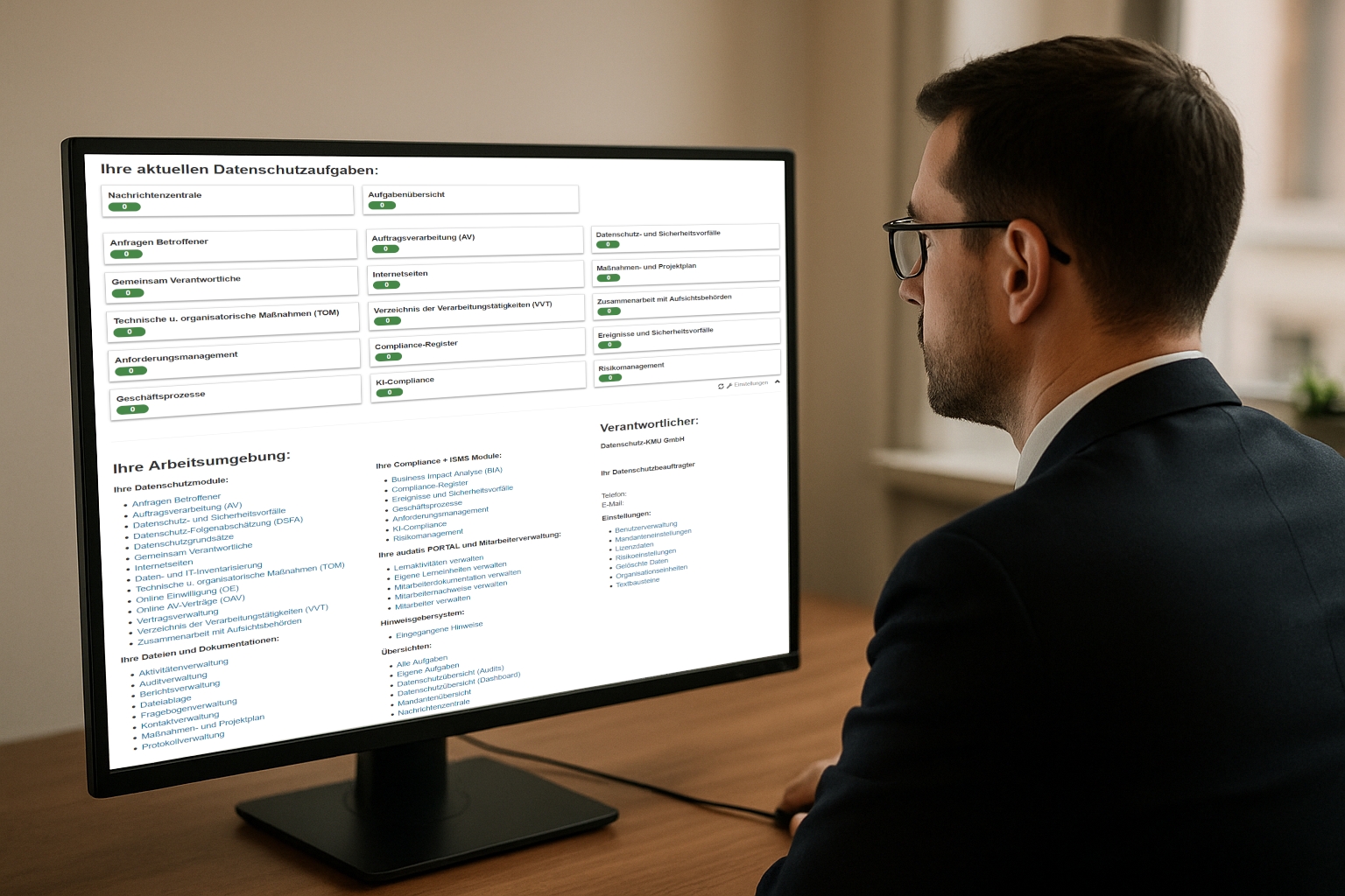 Datenschutzmanagement für kleines Unternehmen